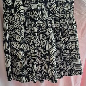 Tommy Hilfiger Black and White Asymmetrical Skirt